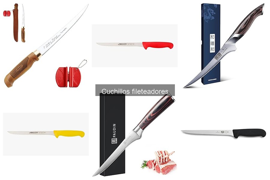 Mejores cuchillos fileteadores para chefs principiantes