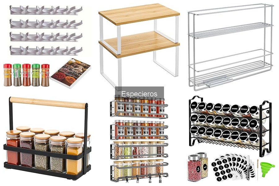 Mejores especieros para cada tipo de cocina