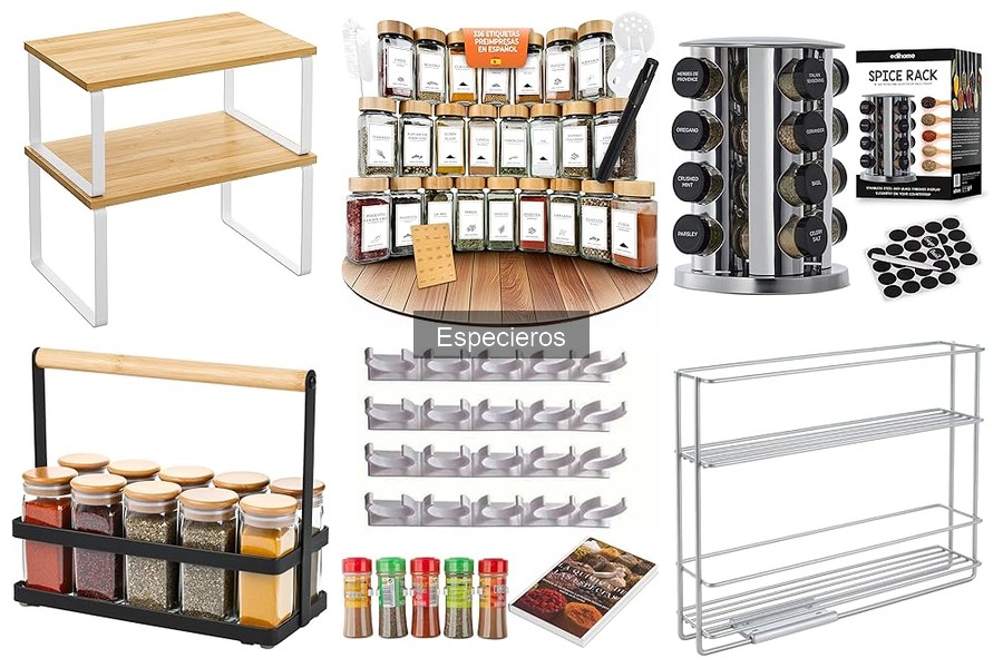 Mejores especieros para cocina: comparativa y recomendaciones