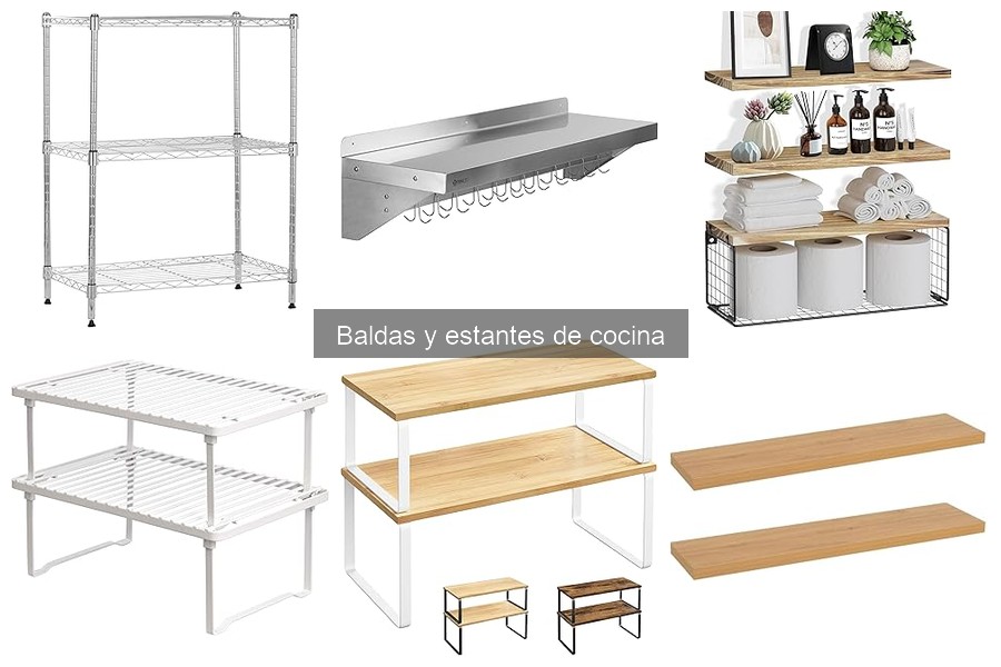 Mejores estantes de cocina para espacios pequeños en 2023