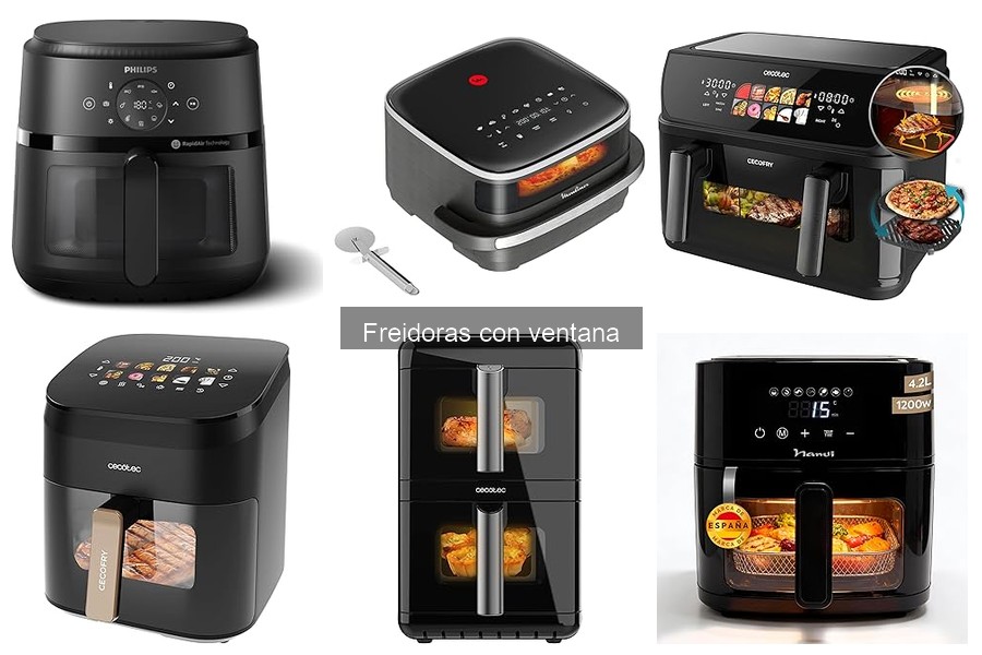 Mejores freidoras con ventana para familias grandes 2023