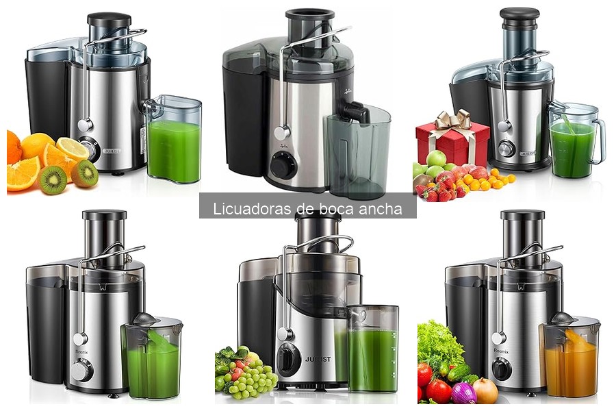 Mejores licuadoras de boca ancha para jugos detox