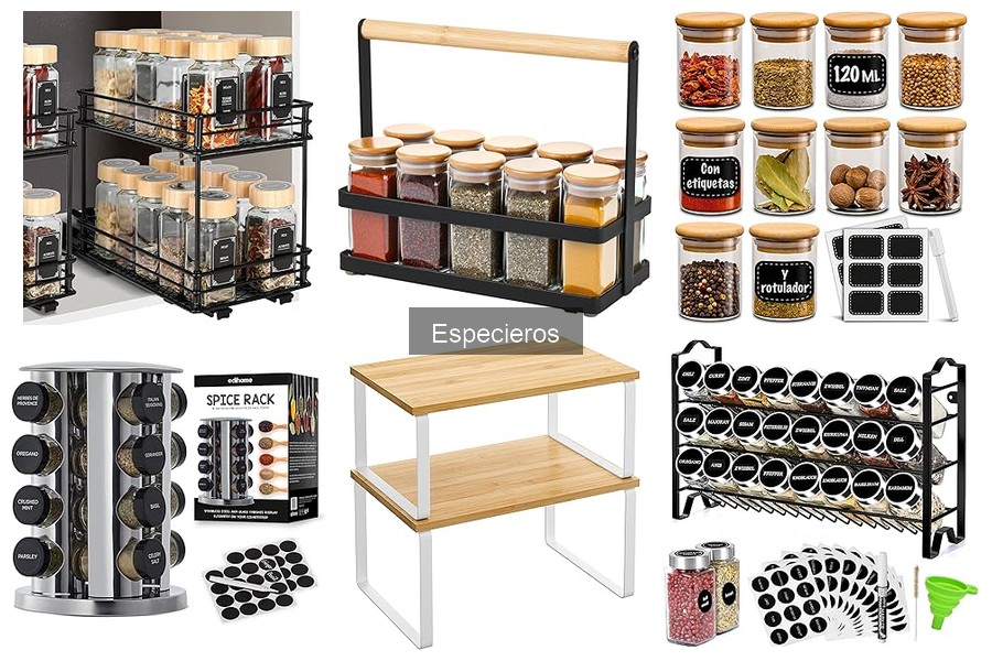 Mejores lugares para comprar especieros a buen precio