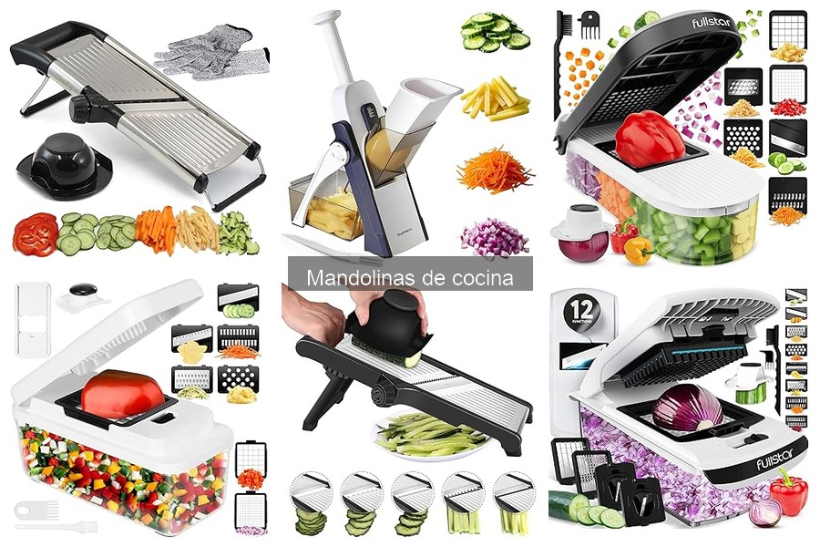 Mejores mandolinas de cocina para chefs amateurs: comparativa
