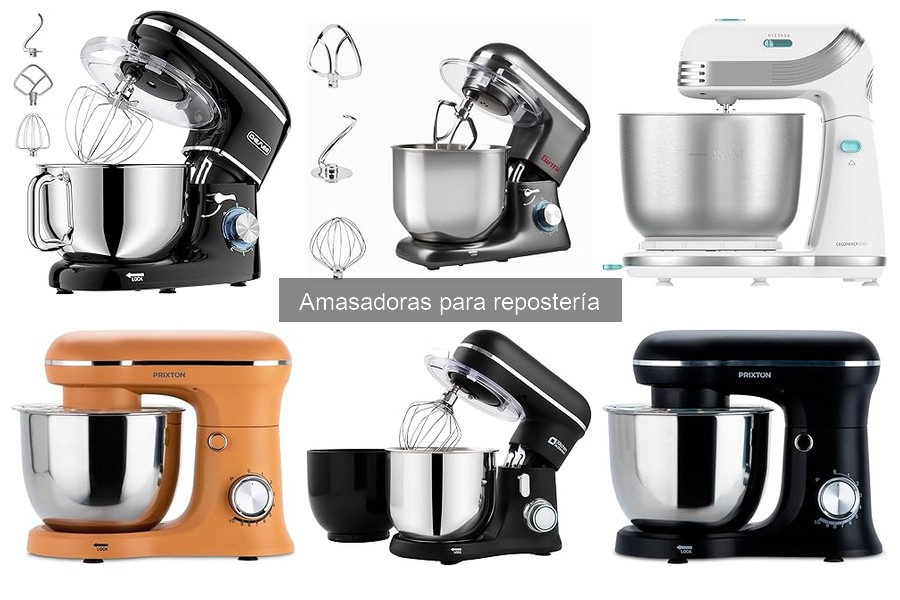 Mejores marcas de amasadoras para repostería en 2023