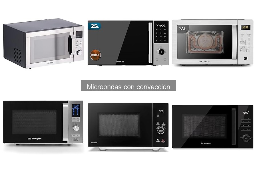 Mejores microondas con convección para familias grandes
