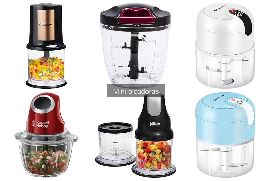 Mejores mini picadoras eléctricas para cocinar en casa
