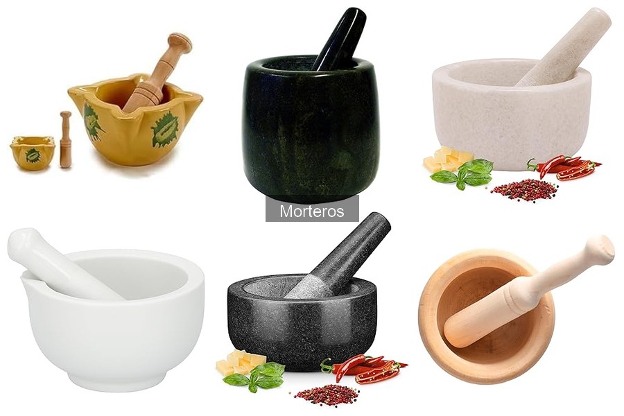 Mejores morteros para principiantes en la cocina