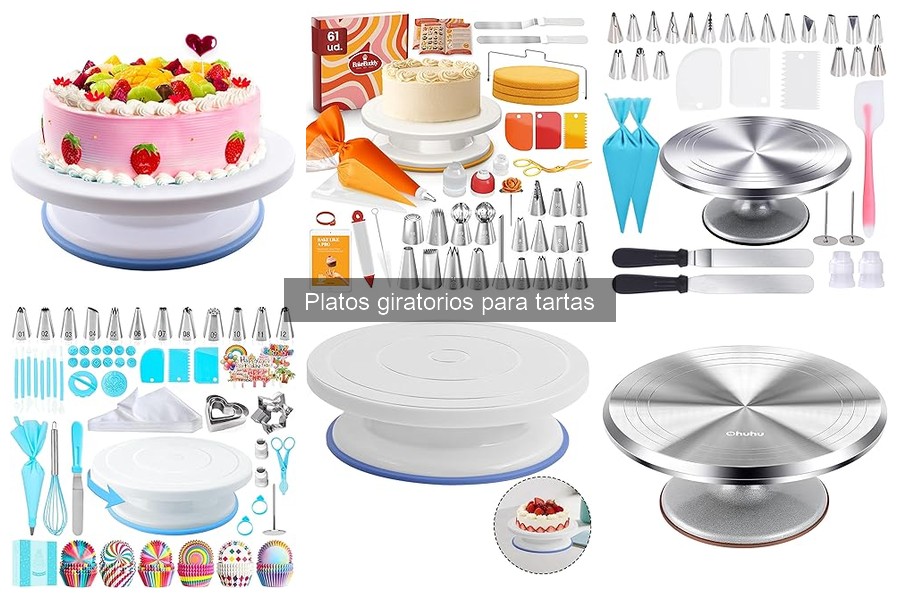 Mejores Ofertas en Platos Giratorios para Tartas en Amazon