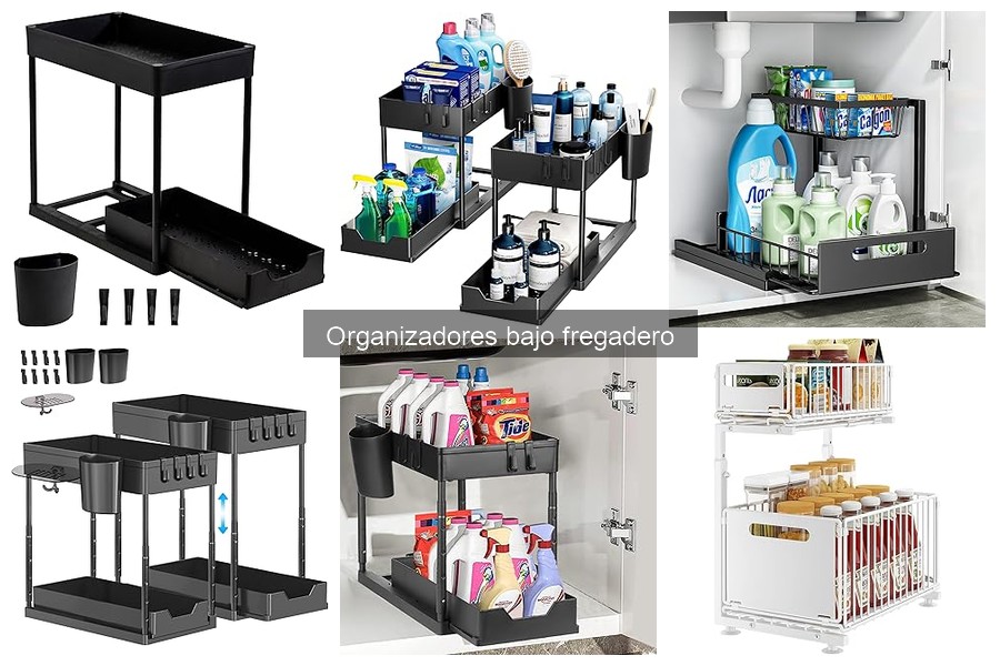 Mejores organizadores bajo fregadero para cocinas pequeñas