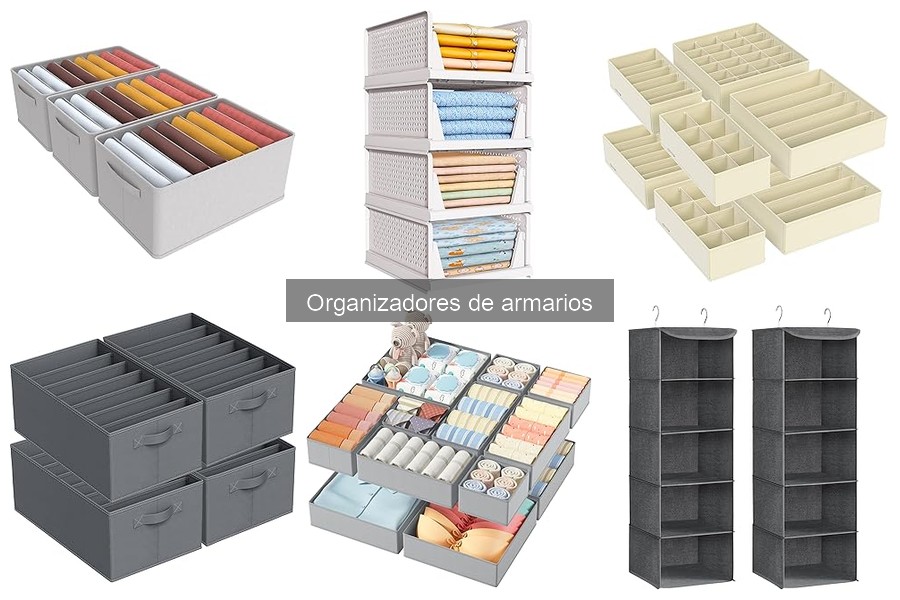 Mejores organizadores de armarios para espacios pequeños