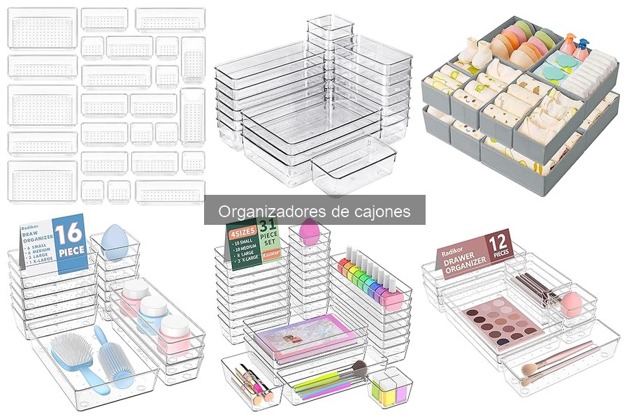 Mejores organizadores de cajones para cocinas pequeñas