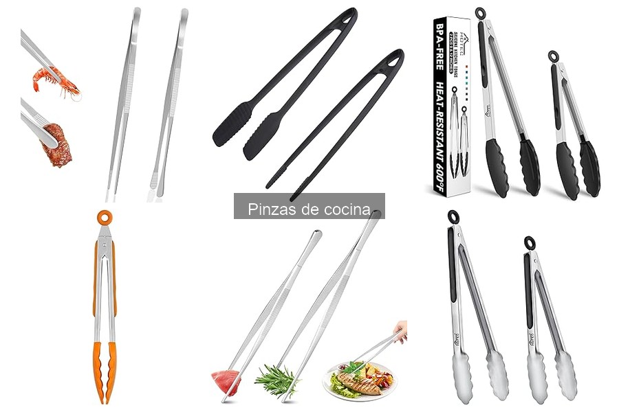 Mejores pinzas de cocina para asar: comparativa 2023