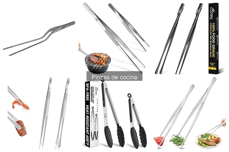 Mejores pinzas de cocina para barbacoa: comparación 2023