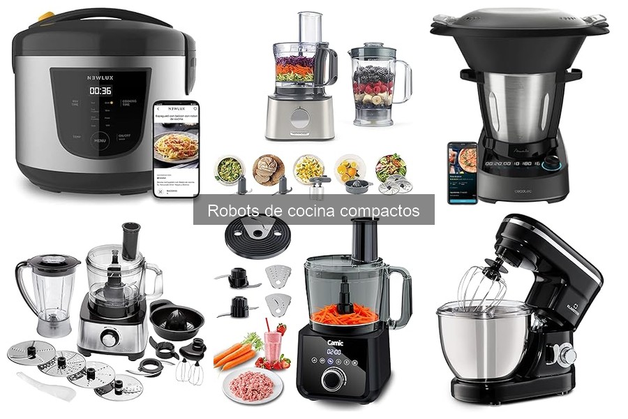 Mejores robots de cocina compactos para familias pequeñas