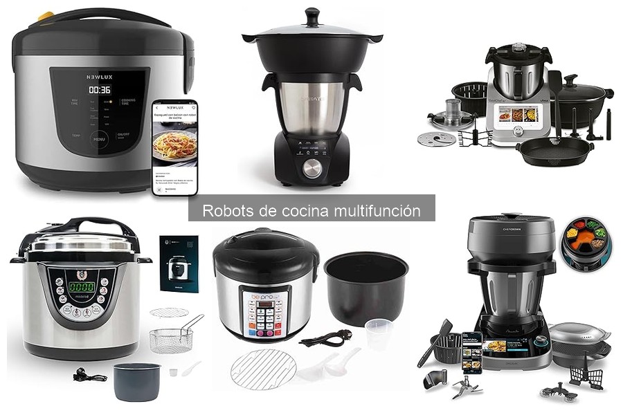 Mejores robots de cocina multifunción con conectividad Bluetooth/Wi-Fi