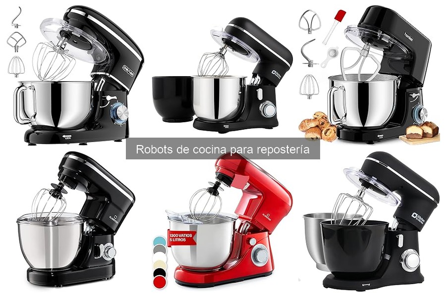 Mejores robots de cocina para repostería en 2023