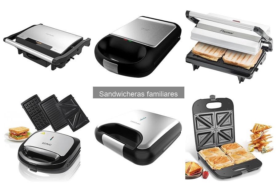 Mejores sandwicheras familiares 2023: comparativa y análisis