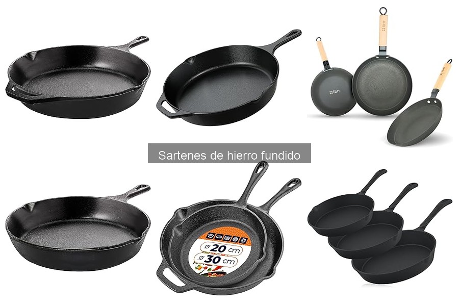 Mejores sartenes de hierro fundido para cocinar a la parrilla