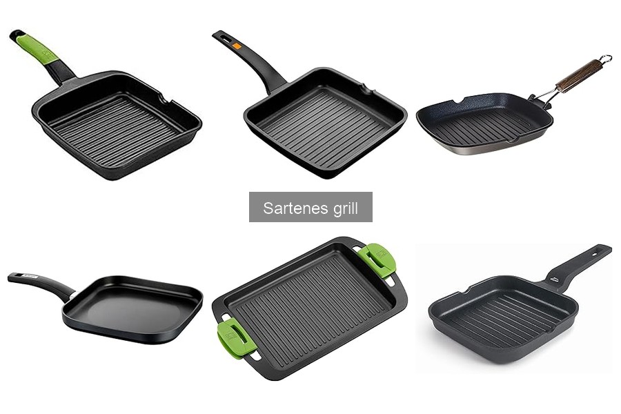 Mejores sartenes grill para cocinar carne: comparativa 2023