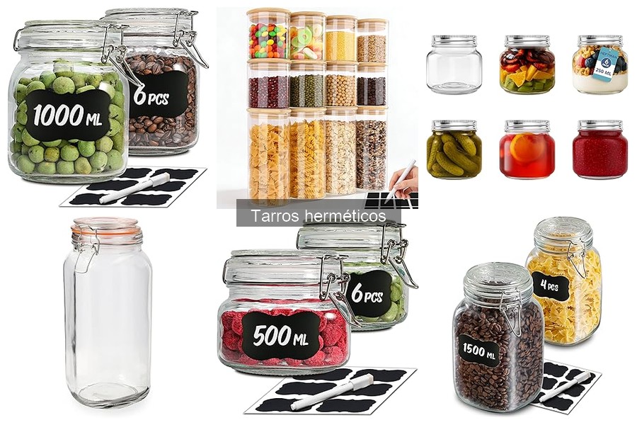 Mejores tarros herméticos para conservar alimentos a granel