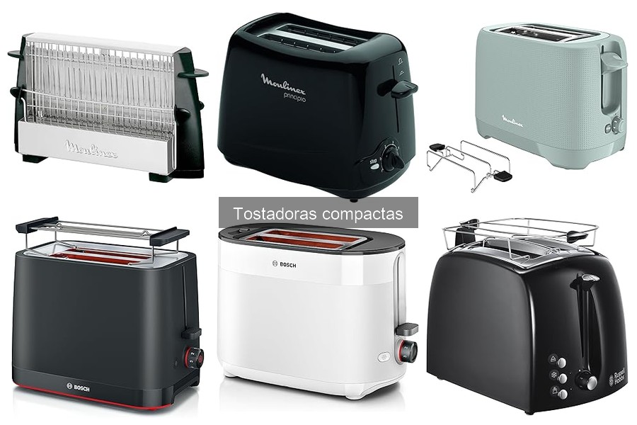 Mejores tostadoras compactas para apartamentos pequeños