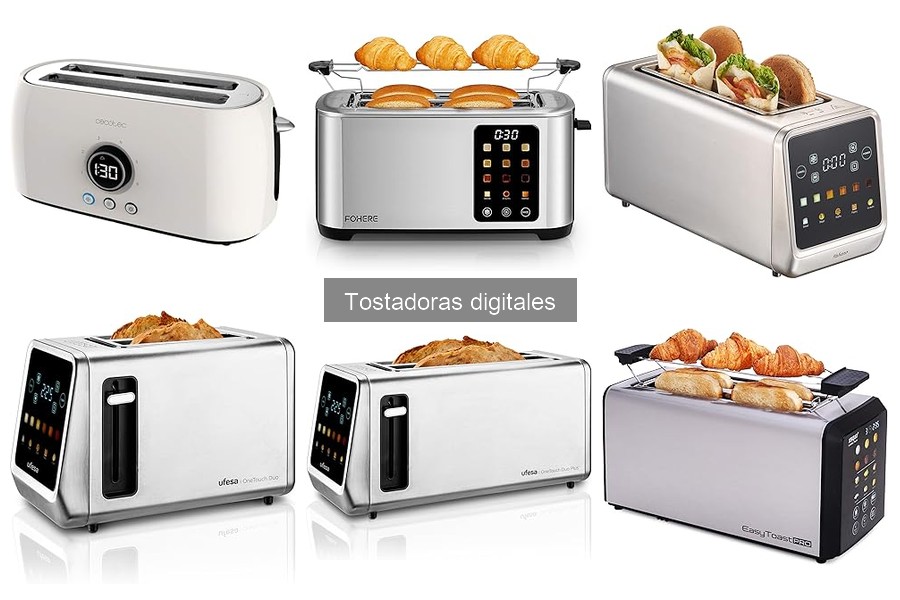 Mejores tostadoras digitales para familias en 2023