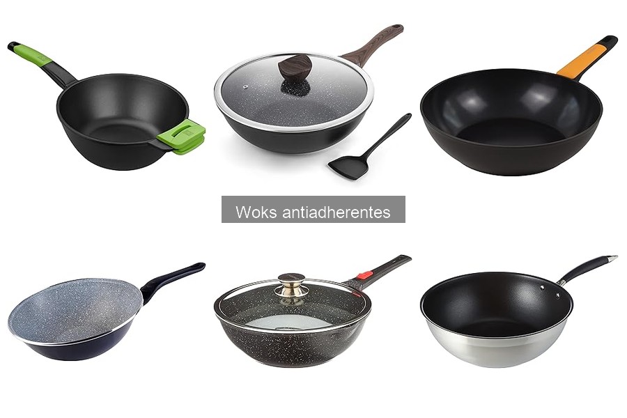 Mejores woks antiadherentes para principiantes en cocina