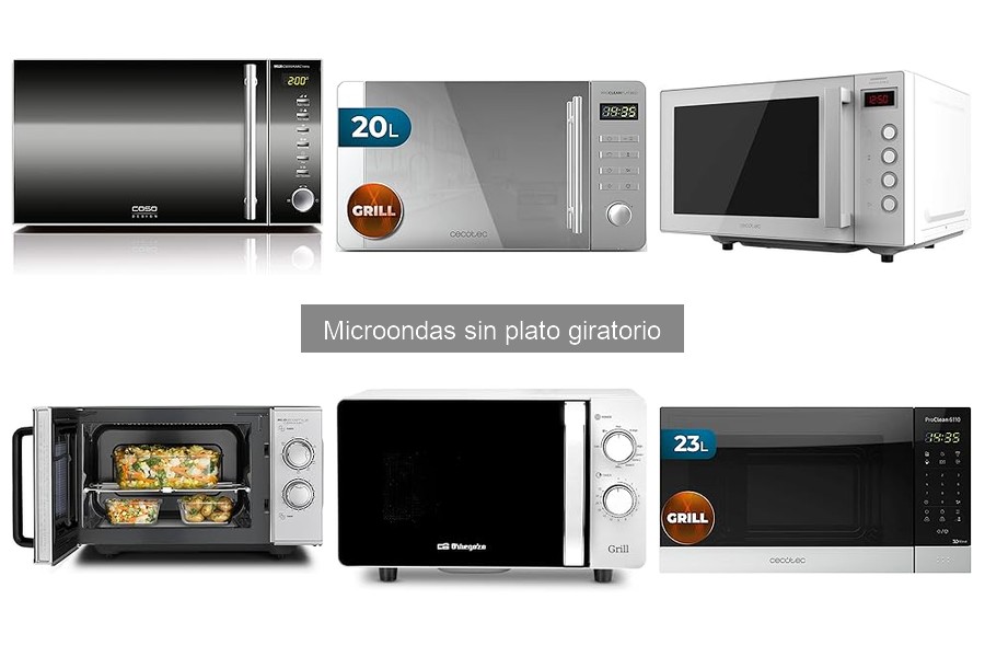 Microondas sin plato giratorio: ¿Qué son y cómo funcionan?