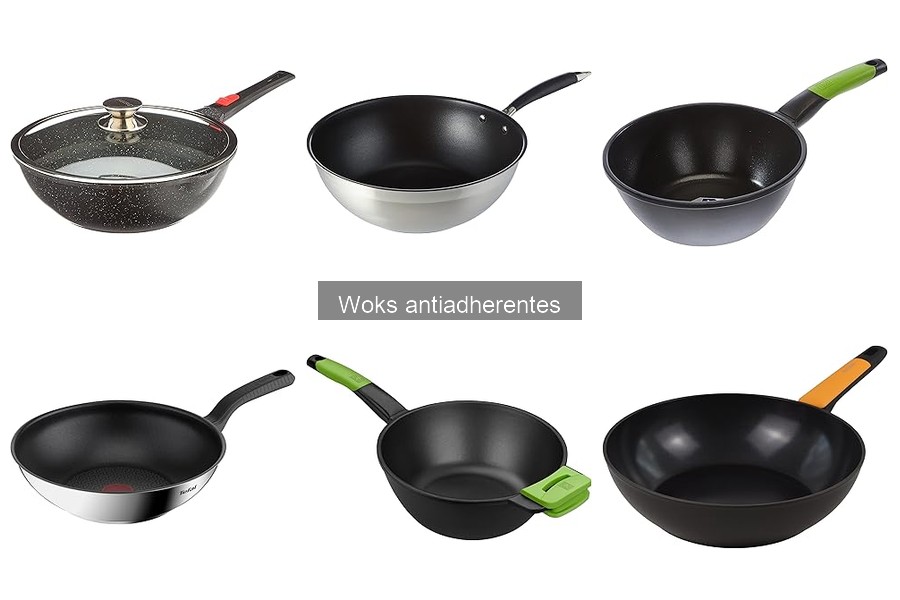 Ofertas de woks antiadherentes en Amazon: Mejores precios