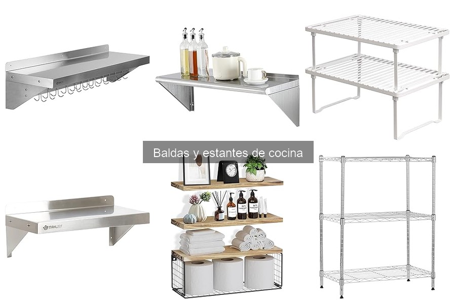 Ofertas en estantes de cocina: ¡Descuentos irresistibles!