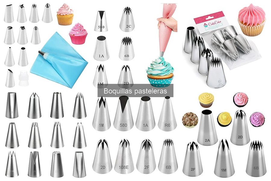 Ofertas irresistibles en boquillas pasteleras para repostería
