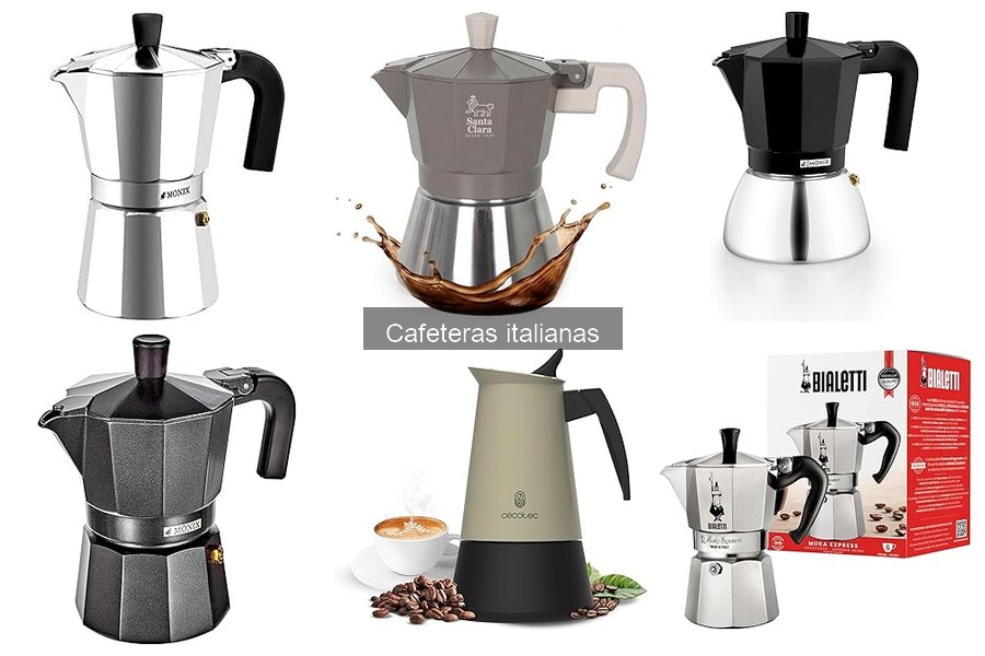 Ofertas y descuentos en cafeteras italianas