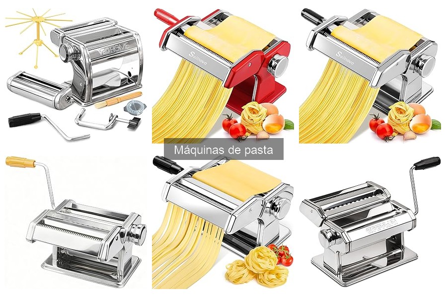Opiniones de usuarios sobre máquinas de pasta