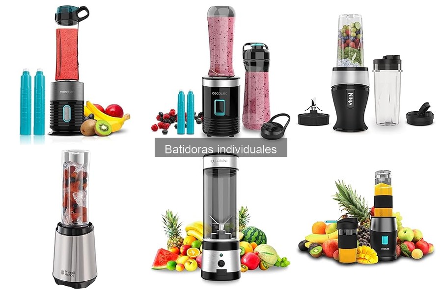 Opiniones sobre Batidoras Individuales Cecotec y Russell Hobbs