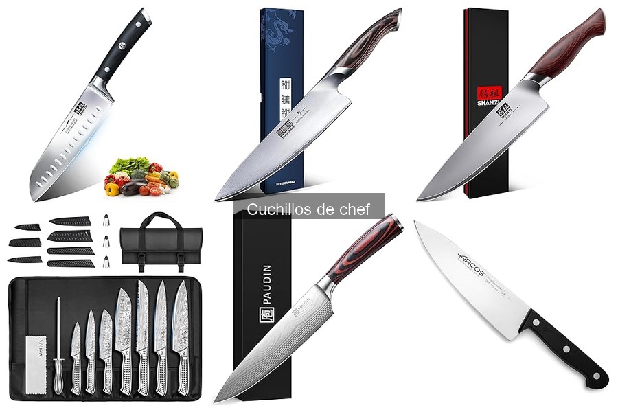 Opiniones sobre cuchillos de chef: Paudin, Arcos y Shan Zu