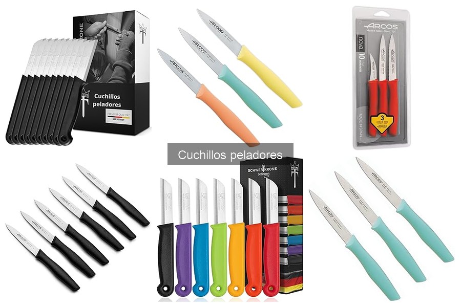 Opiniones sobre cuchillos peladores de acero inoxidable