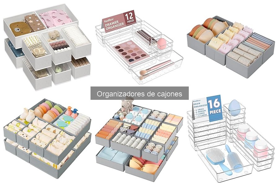 Opiniones sobre los mejores organizadores de cajones