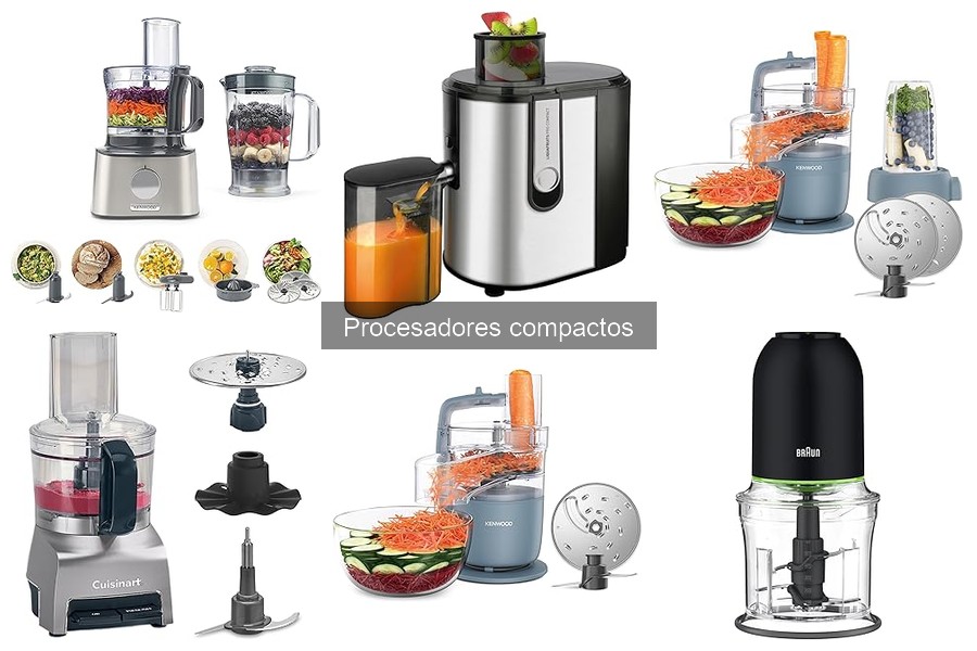 Opiniones sobre los mejores procesadores compactos de cocina
