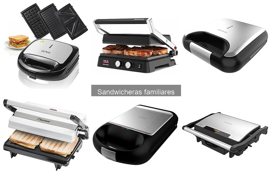 Opiniones sobre sandwicheras familiares: modelos destacados