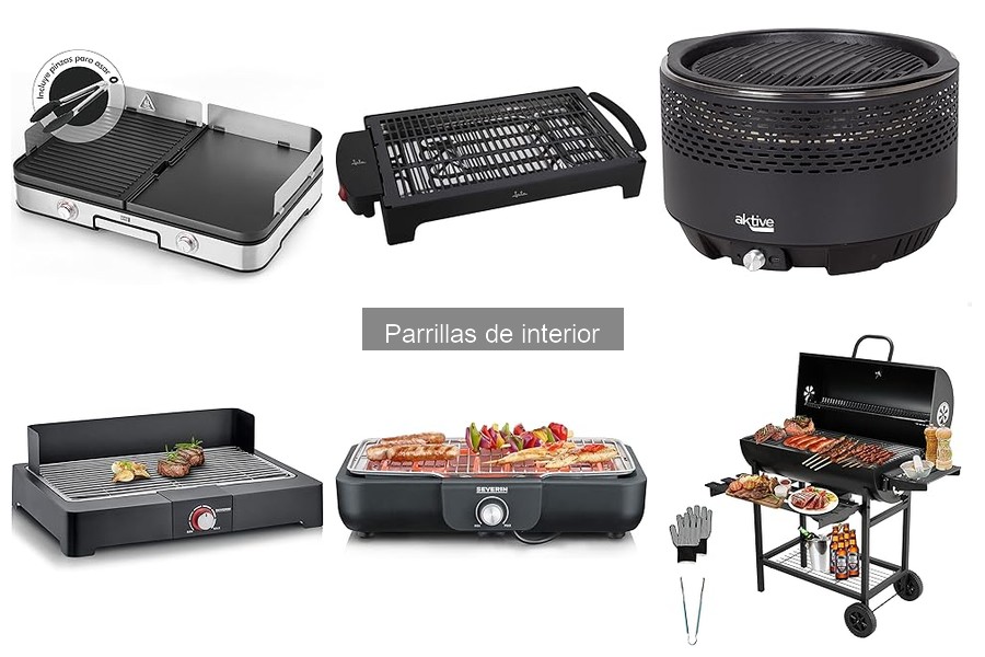 Parrillas de interior especiales: antiadherentes y más