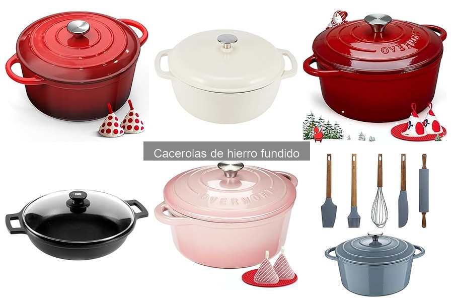 Precios de cacerolas de hierro fundido en tiendas online