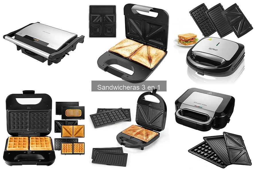 Problemas comunes al usar sandwicheras 3 en 1 y soluciones
