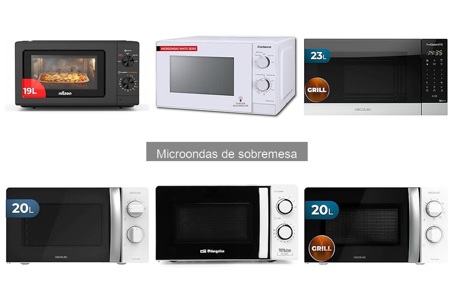 Problemas comunes en microondas de sobremesa y soluciones