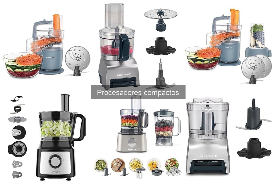 ¿Qué alimentos puedo procesar con un procesador compacto?