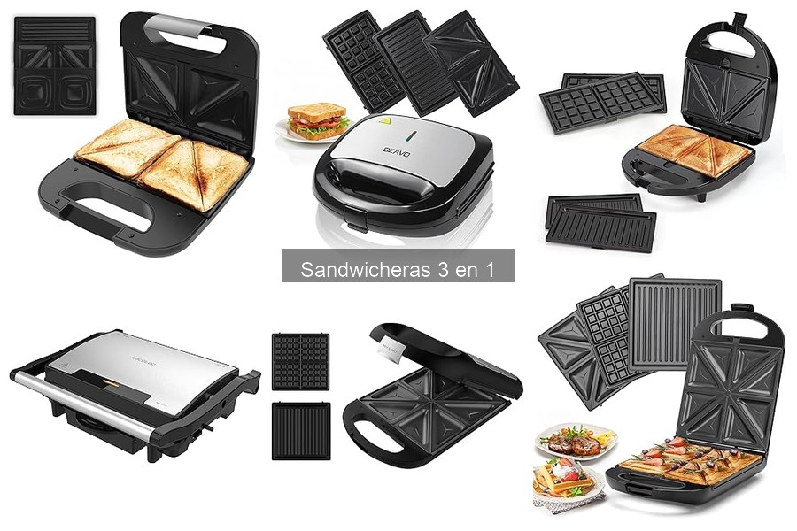 ¿Qué considerar al comprar una sandwichera 3 en 1?