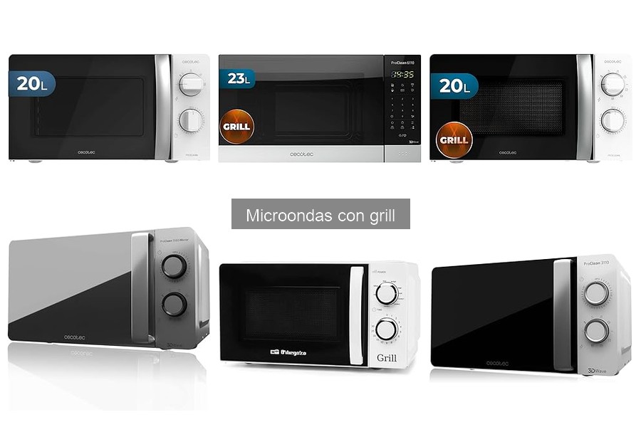 ¿Qué es un microondas con grill? Todo lo que debes saber