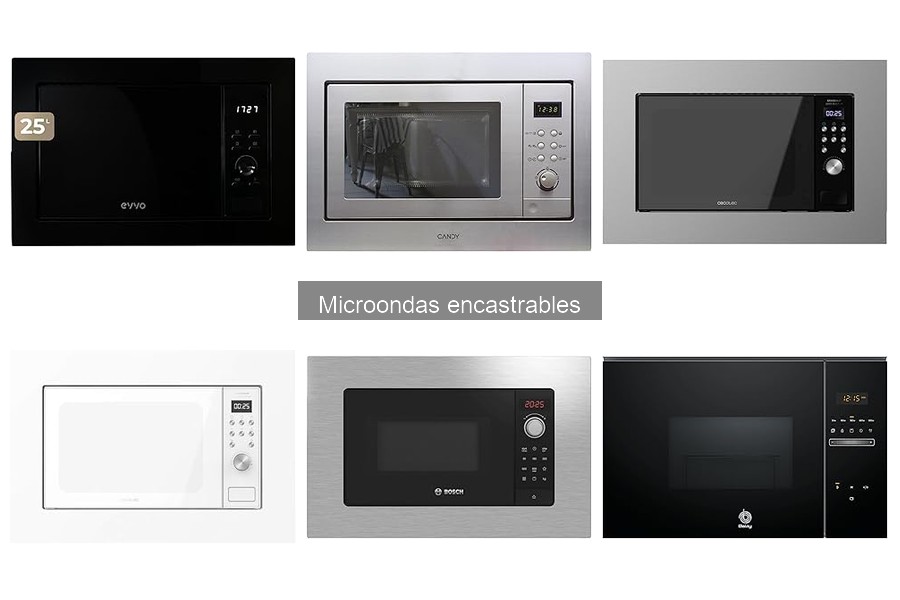 ¿Qué es un microondas encastrable? Características y ventajas