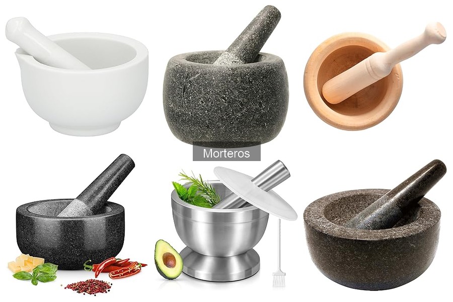 ¿Qué es un mortero y para qué se utiliza en la cocina?