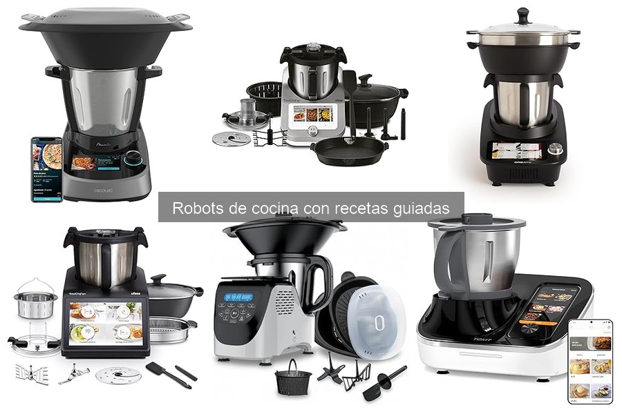 ¿Qué es un robot de cocina con recetas guiadas?